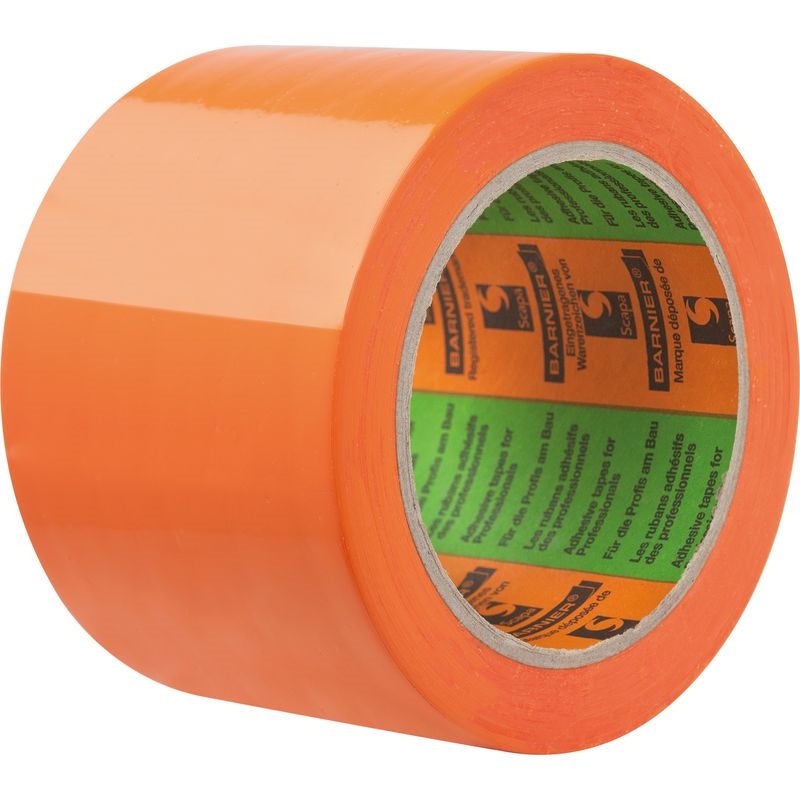Ruban adhesif PVC orange, 75 mm x 33 m