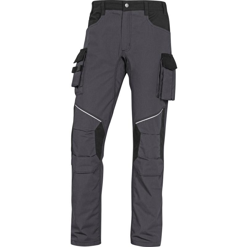 Pantalon de travail homme en polyester, couleur gris noir, M2 corporate