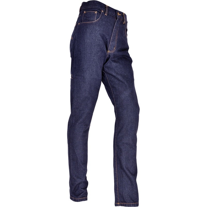 Pantalon de travail en jean pour homme, couleur bleu