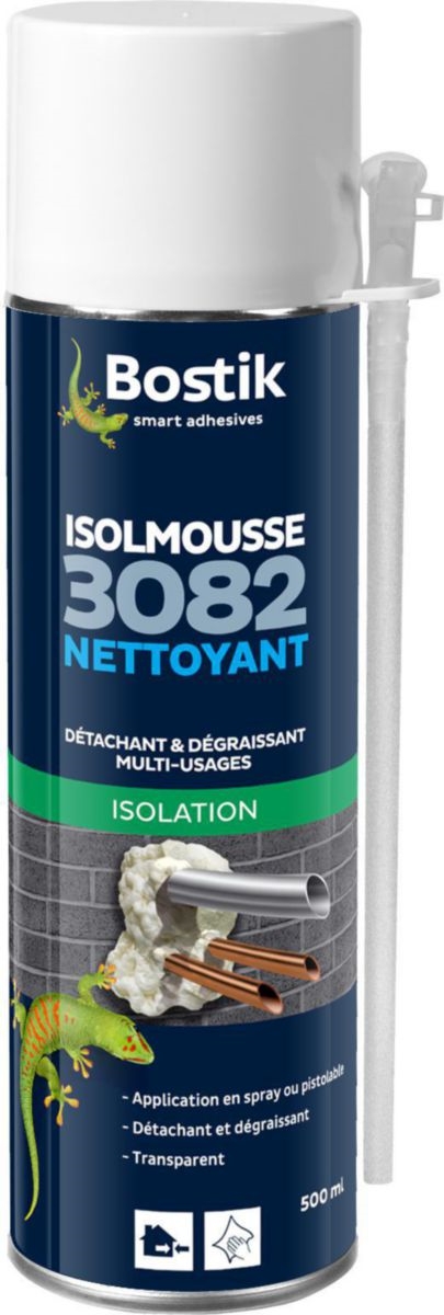 Nettoyant mousse expansive en aérosol, Isolmousse 3082, bombe de 500 ml