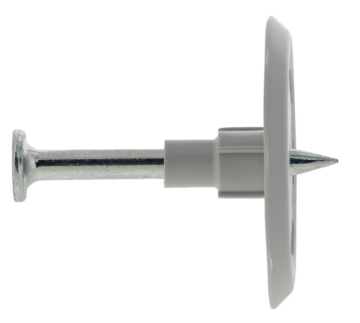 Clou tête de rivet CR9 pour béton avec rondelle plastique ø34mm