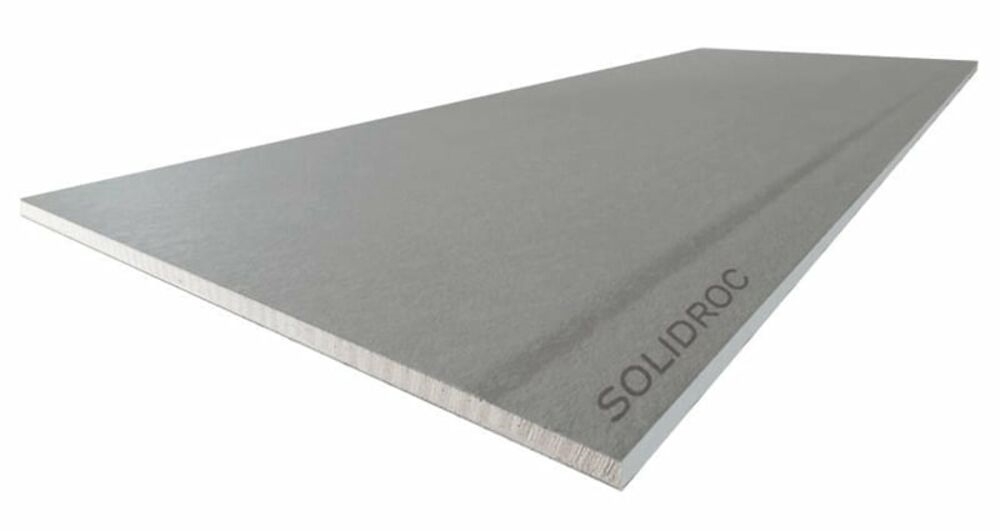 Plaque de plâtre Solidroc (Haute résistance) - Larg 1,2 m