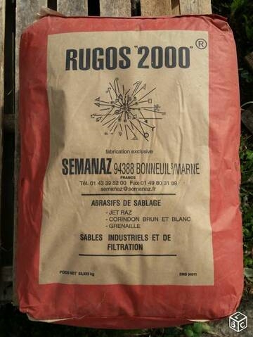 Sable de sablage Rugos 2000 20/30 – Sac de 25kg
