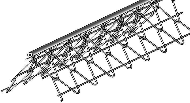 Arête d'angle pour façade 2062 EG, ACIER GALVANISE, long 3,03 m, JOINC PVC SABLE