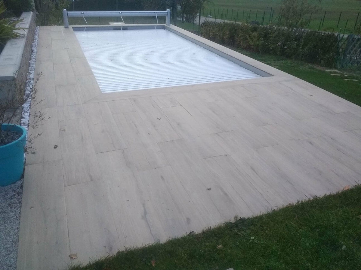 Carrelage extérieur aspect bois, SERIE EKHO, L.120 x l. 30 x ép.2 cm