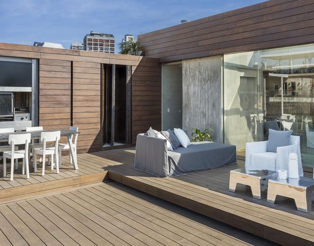 Lame de terrasse bois en bambou, X-trem moso, L.1.85 m x l.13.7 x ép.2 cm