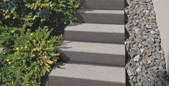 Bloc marche en béton, coloris Gris, largeur 40 cm x ép.14 cm