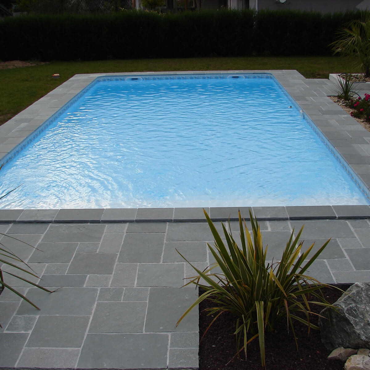 Margelle en pierre naturelle tandur, aspect vieilli, yellow, 30x60xép.3 cm