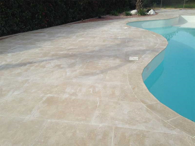 Margelle créma sinai 60x30x3 cm adoucie vieillie