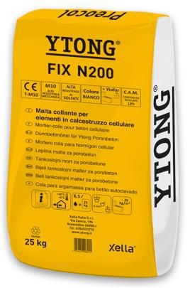 Mortier colle pour béton cellulaire, ytong fix, sac de 25 kg