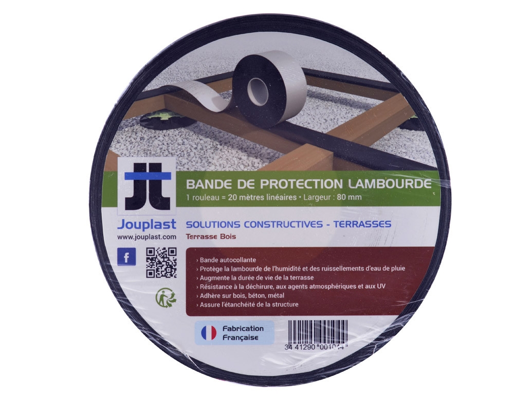 Bande de protection pour lambourde, L. 20 ml x l 8 cm
