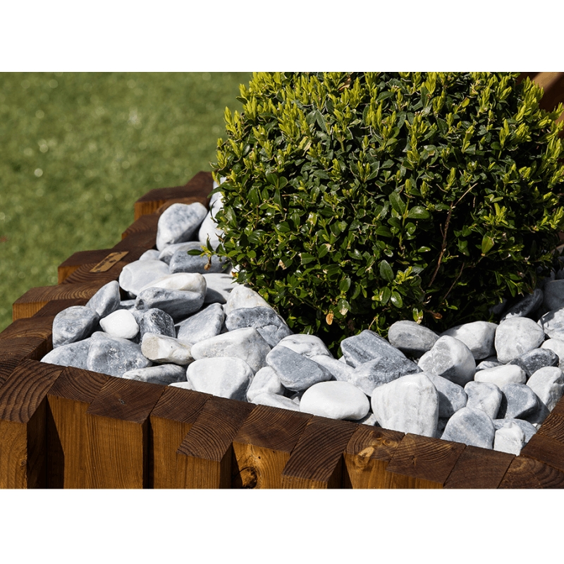 Galet marbre gris bleute 25 - 40 mm