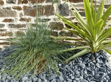 Galet noir mat 15-25 mm