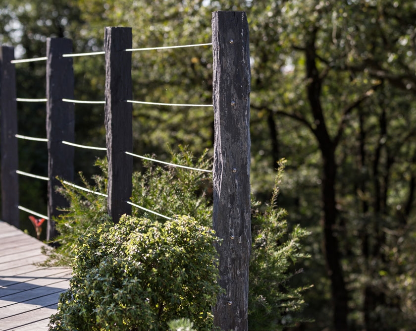 Piquet de vigne en schiste