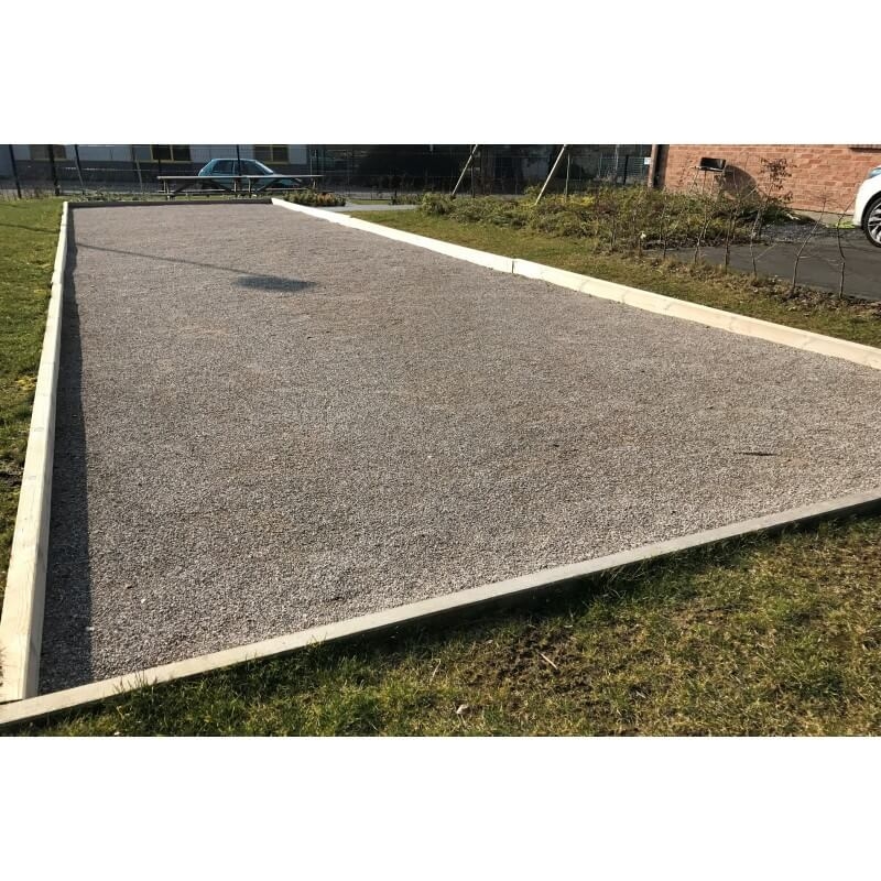 Sable pour terrain de pétanque, couleur noire
