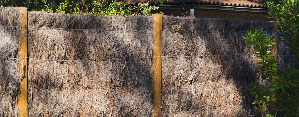 Panneau brande de bruyere, hauteur de 2 mètres