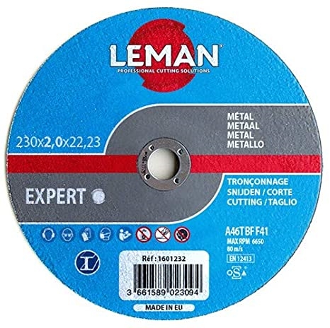 DISQUE A TRONCONNER METAL, DIAM.230 MM & EP.2,5MM