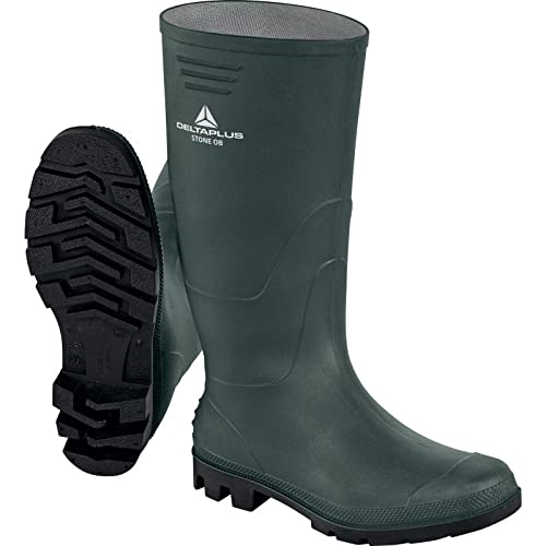 Bottes de pluie en PVC, couleur vert