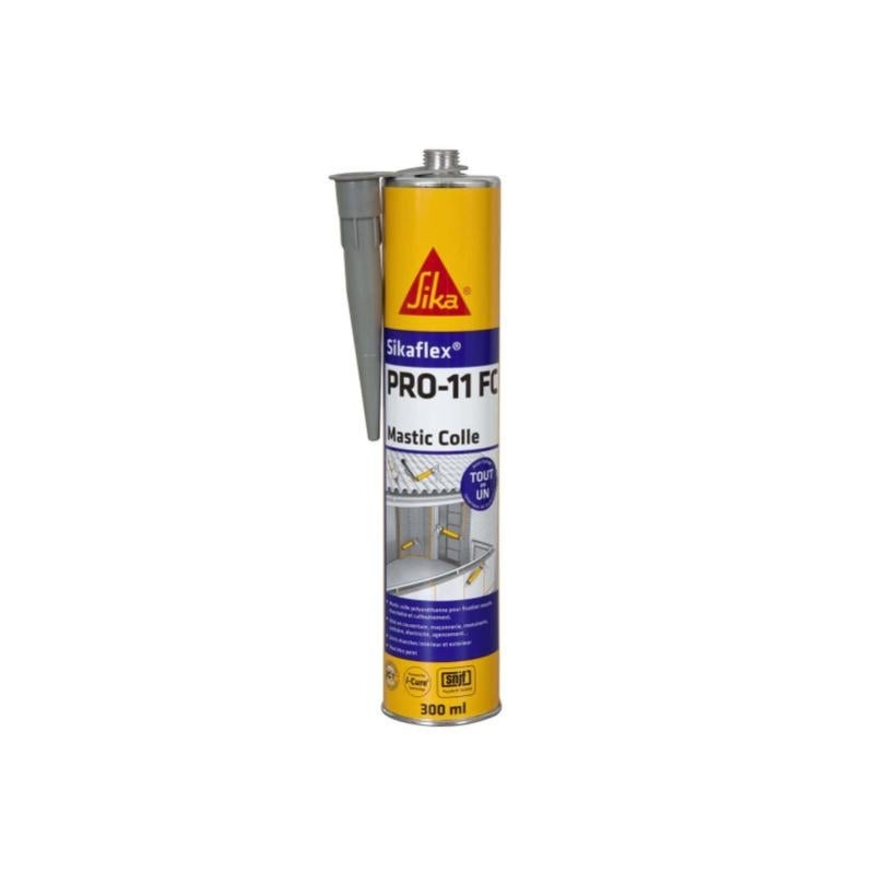 Mastic colle à prise rapide Sikaflex Pro-11 FC, cartouche de 300 ml