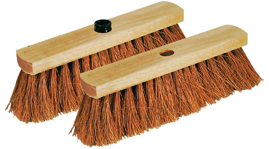 Manche à balais en bois a vis, diam. 24 mm x long. 130 cm