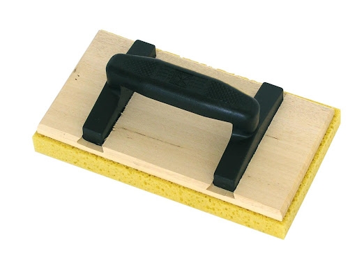 Taloche mousse en bois avec poignée ovale, 18x33 cm