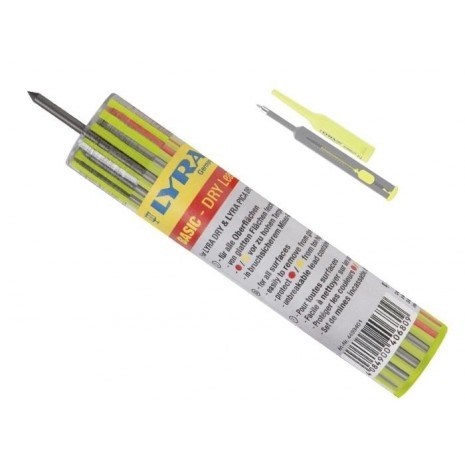Etui 12 mines lyra dry basiques graph + coul