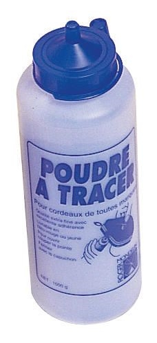 Poudre à tracer bleue