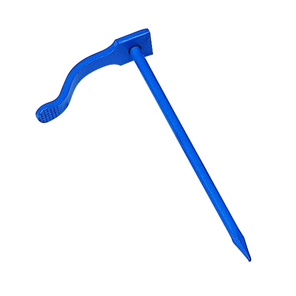 Chevillette de maçon a tige ronde, long. 30 cm x sect. 1 cm