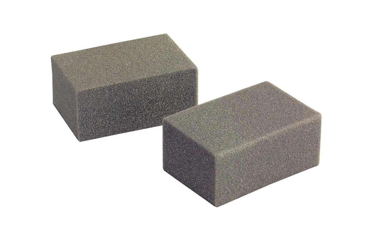 Lot de 2 éponges cimentier, L.145 x l. 95 x ép. 65 mm