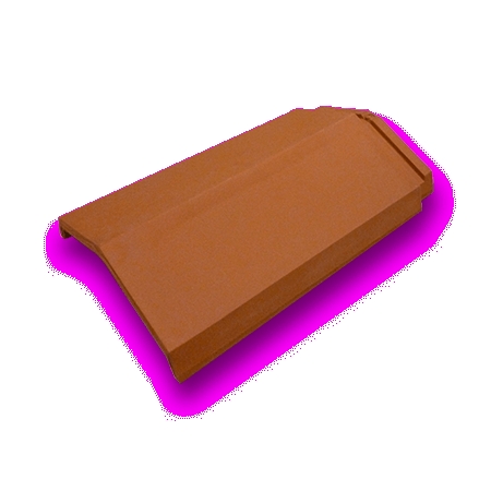 Faitière angulaire pour tuile optima, couleur rouge