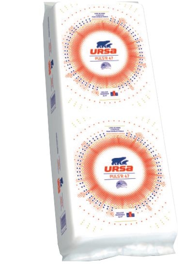 Laine de verre à souffler pour combles, Ursa Puls'r 47, sac de 16,6 kg