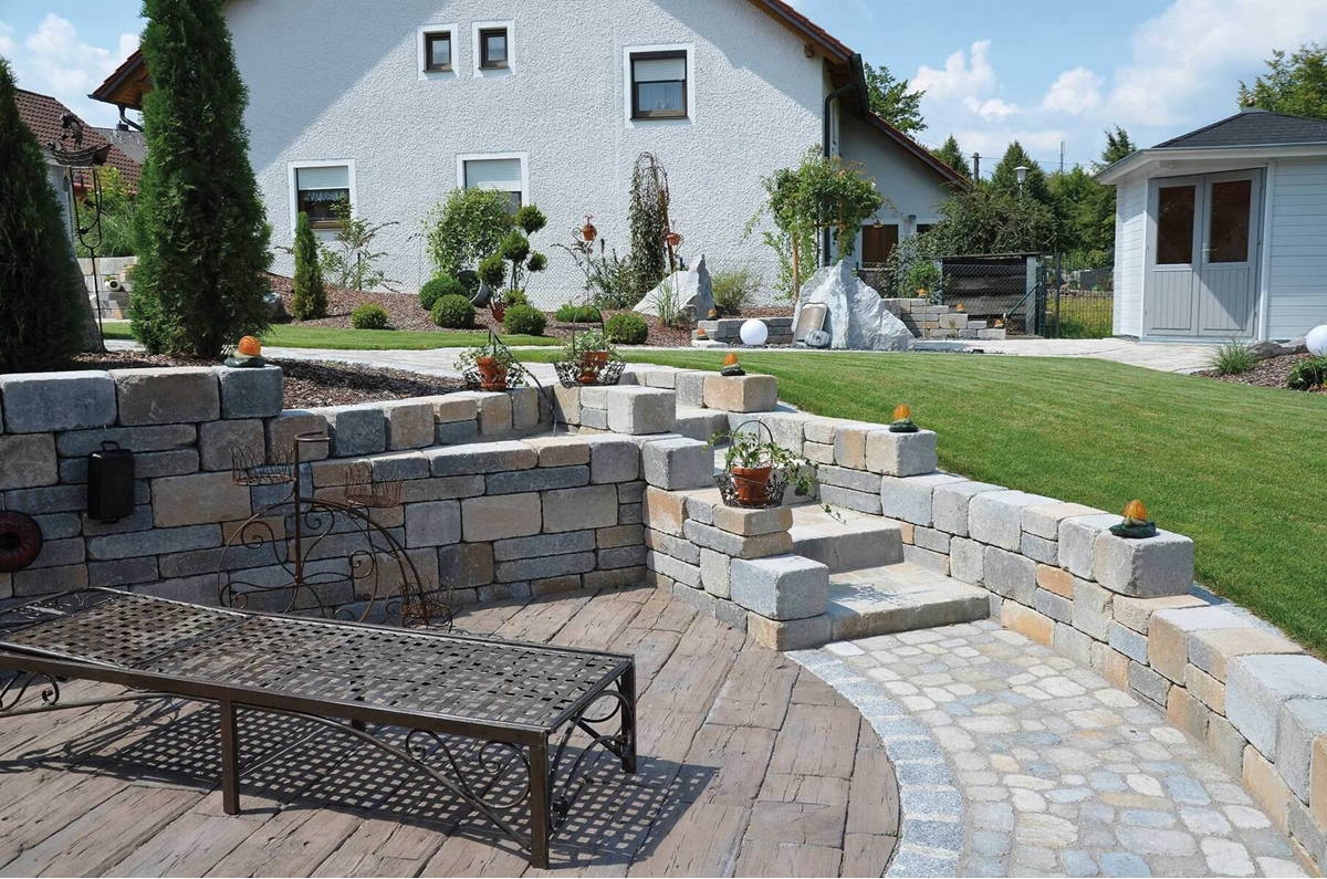 Bloc BiMuro pour mur décoratif, couleur gris jura