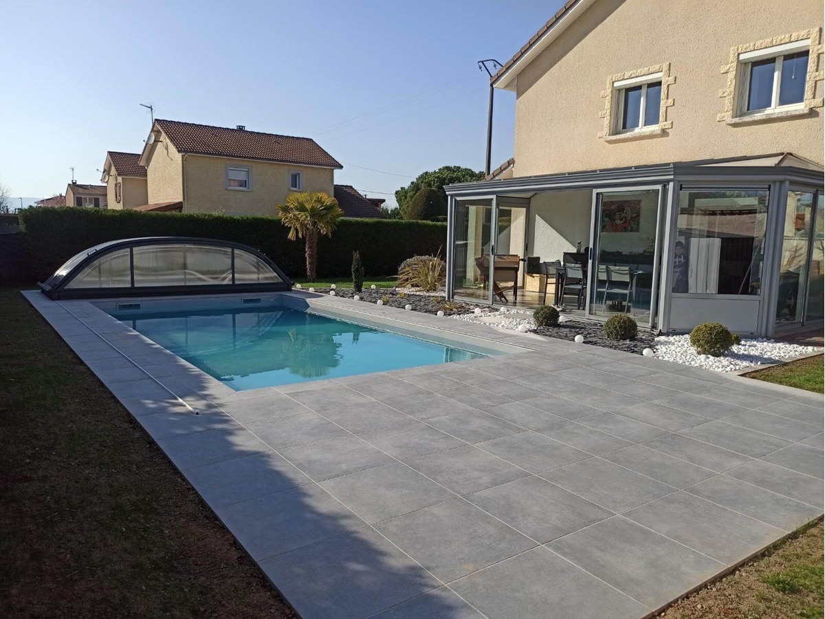 Carrelage extérieur, série TSM 42, L.60 x l.60 x ép.2 cm