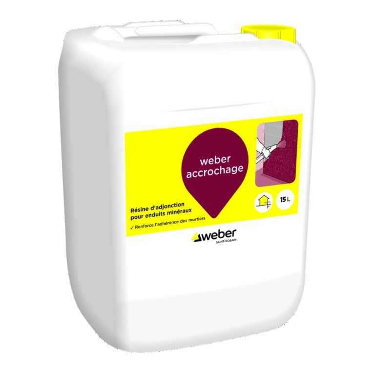 Résine d'accrochage Weber Accrochage, bidon de 15 litres