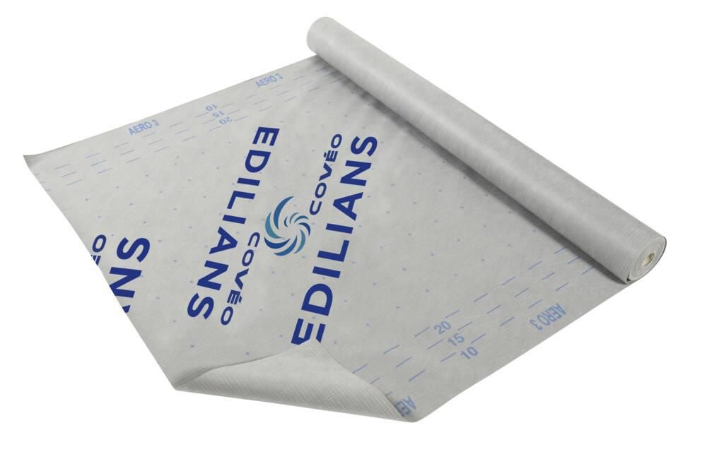 Ecran sous toiture HPV R3, AERO 3, couleur noir, L.50 x l.1.5 m