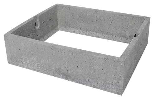 Réhausse pour regard compteur d'eau, L.80 x l.80 x ht.20 cm