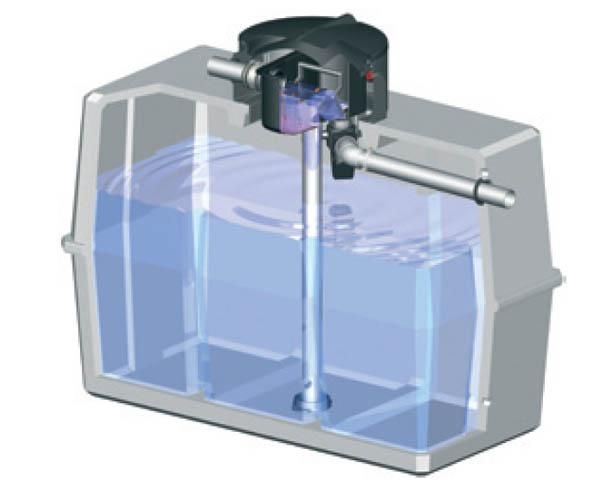 Cuve de rétention pack'eau en béton, 3000 L, avec kit