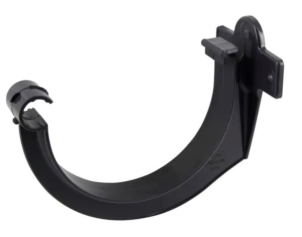 Crochet PVC pour gouttière demi-ronde de diamètre 25 mm, gris anthracite