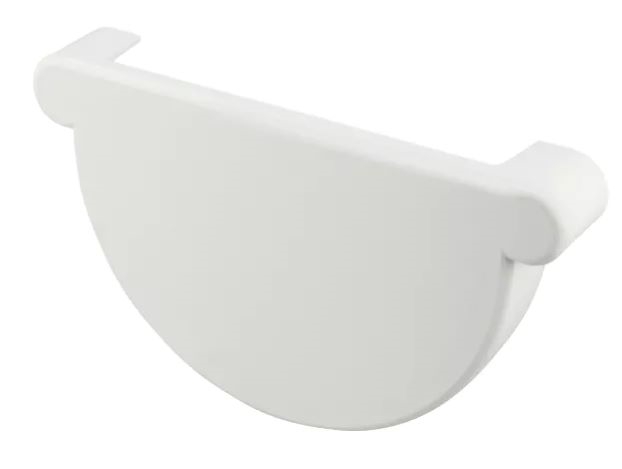 Fond symétrique de gouttière largeur 25 cm, à coller, blanc
