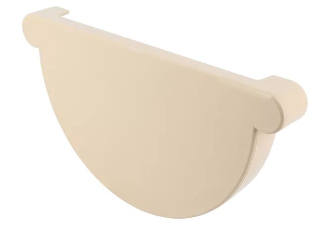 Fond symétrique de gouttière largeur 33 cm, à coller, sable