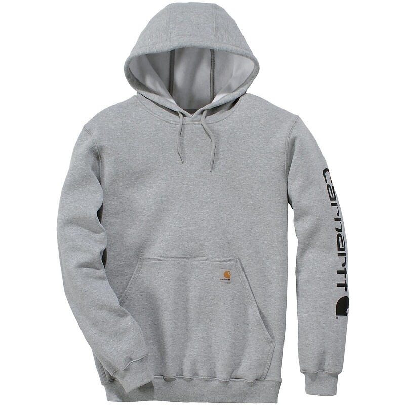 Sweat à capuche Carhartt, couleur gris