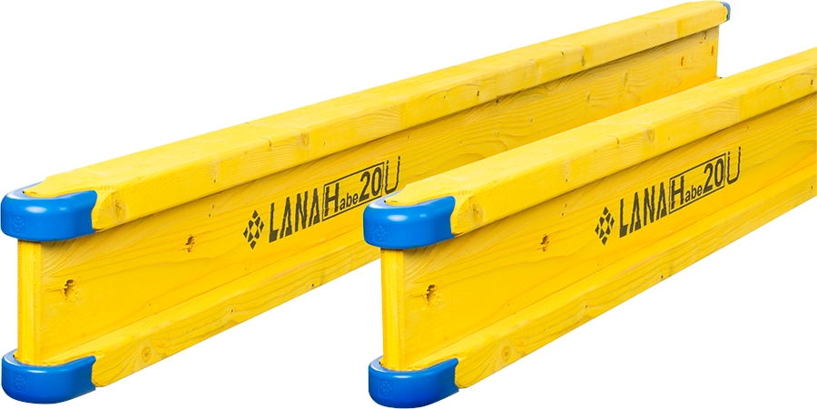 Poutrelle de coffrage tricollé type Doka, en H, Haut. 20 cm