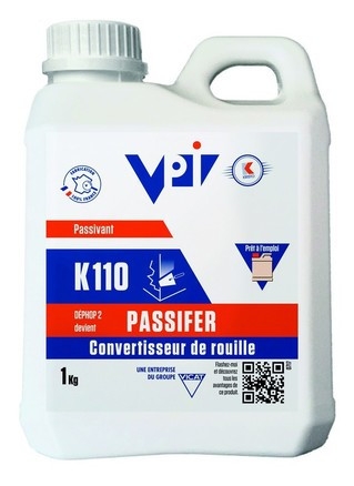 Convertisseur de rouille pour armature k110, bidon de 1 litre