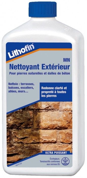 Lithofin mn nettoyant extérieur, spécial pierre naturelle