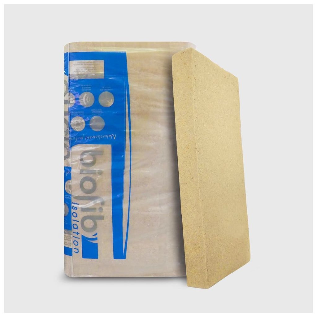 Biofib'Cloison, isolant acoustique en chanvre pour cloison, ép.45 mm