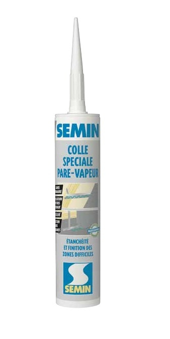 Colle mastic spéciale pare vapeur et étanchéité, cartouche de 310ml