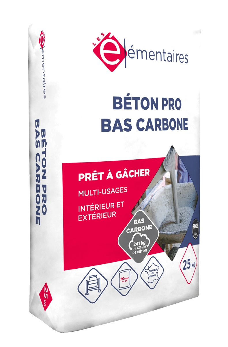 Béton prêt à l'emploi Élémentaires, dosage 350 kg au m3, sac de 25 kg