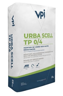 Mortier de voirie haute résistance Urba scell TP 0/4, sac de 25kg