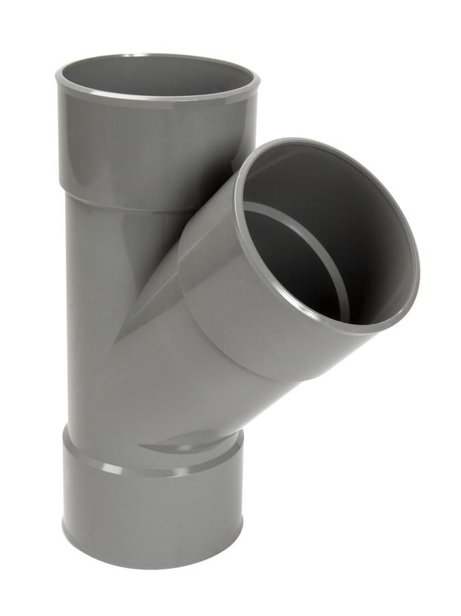 Culotte 45° en PVC, femelle/femelle, diamètre 100