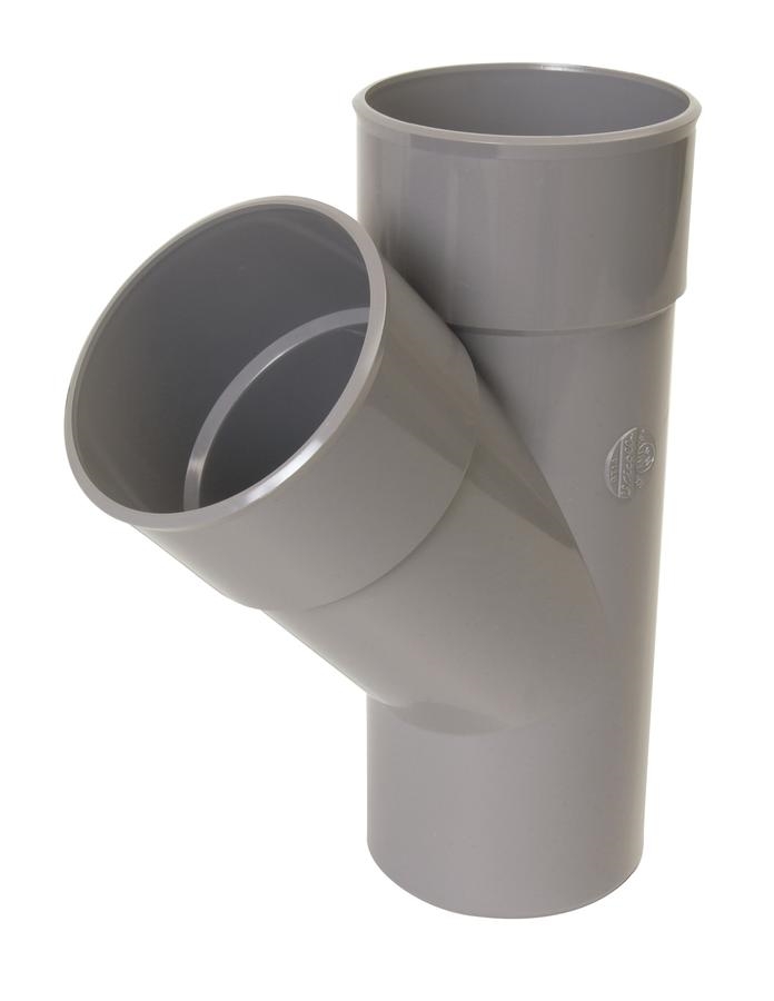 Culotte 45° en PVC, male/femelle, diamètre 100